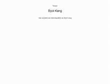 Tablet Screenshot of byolkang.com